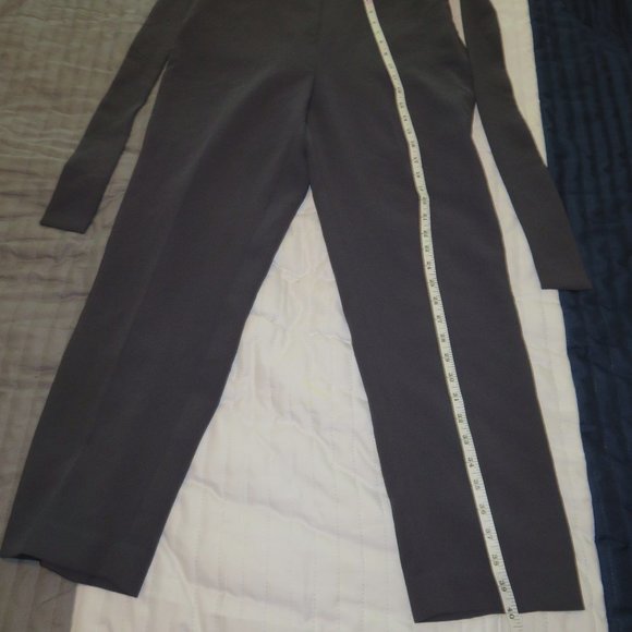 Aritzia Wilfred Geneva Cropped Pants Grey 10 - Picture 4 of 13